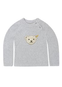 Steiff Collection, Sweatshirt langärmlig, Beige / Grau