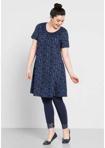 sheego Casual, Damen Leggings, Marine