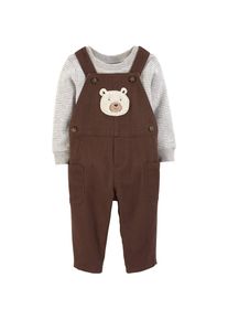Carter's Carter`s, Shirt + Hosen, Braun / Graumeliert / Weiß