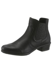 Rieker, Damen Chelseaboots, Schwarz