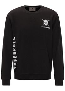 TUFFSKULL, Herren Sweatshirt, Schwarz / Weiß