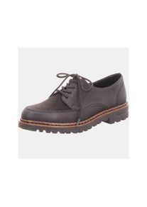 Rieker, Damen Schn&uuml;rschuhe, Schwarz