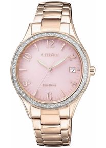 Citizen, Damen Solaruhr 'EO1183-84X', Rosegold / Rosa / Weiß