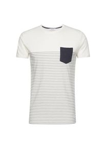 !Solid, Herren T-Shirt 'Halle', Creme / Dunkelgrau