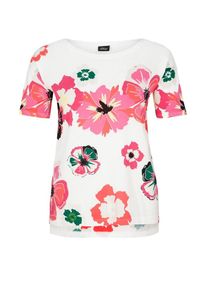 s.Oliver BLACK LABEL, Damen Sommerpullover, Rosa / Wei&szlig;