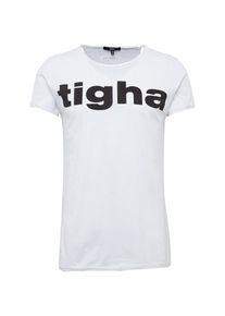 tigha, Herren T-Shirt 'LOGO MSN', Schwarz / Wei&szlig;