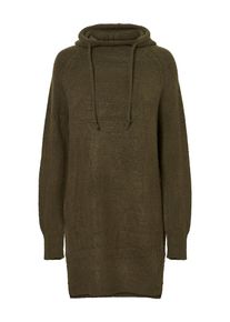 Pieces, Damen Strick Hoodie, Khaki