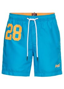 Superdry, Herren Badehose, Aqua / Senf