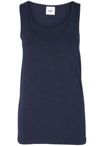 MAMALICIOUS, Damen Still-Bluse ohne &Auml;rmel 2er-Pack, Navy