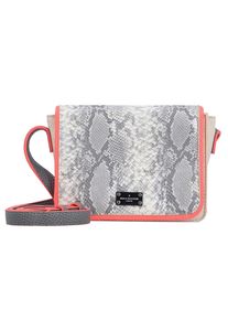 Pauls Boutique LONDON, Damen Agnes Umh&auml;ngetasche 15 cm, Beige / Grau / Lachs