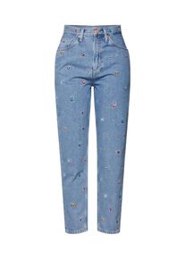 Tommy Jeans, Damen Jeans 'HIGH RISE TAPERED TJ 2004 GRTLB', Blue Denim