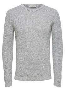 Selected Homme, Herren Strickpullover, Hellgrau