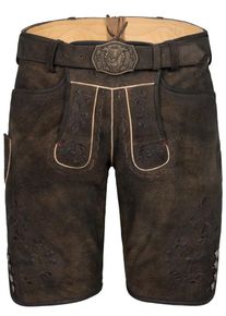 Spieth & Wensky SPIETH & WENSKY, Herren Lederhose 'Georgio' 45cm, Sand