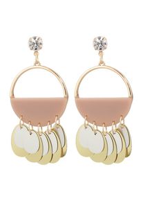 ABOUT YOU, Damen Ohrstecker 'Elisa', Beige / Gold