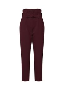 Lost Ink, Damen Hose 'TAILORED PEG TROUSER', Burgunder
