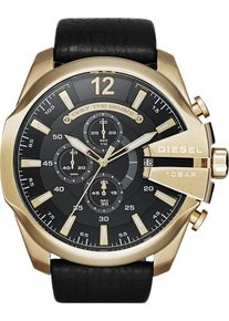 Diesel, Herren Chronograph 'MEGA CHIEF, DZ4344', Gold / Schwarz