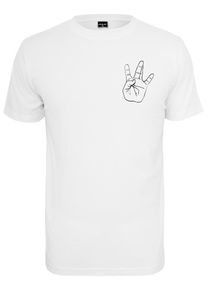 Mister Tee, Herren T-Shirt 'Westside', Schwarz / Wei&szlig;