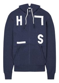 H.I.S. HIS JEANS, Herren Sweatjacke, Navy / Weiß