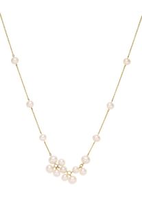 Christ, Damen Kette '87453421', Gold / Perlwei&szlig;