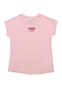 Tommy Hilfiger, M&auml;dchen Shirt 'SMALL LOGO', Pink / Rosa