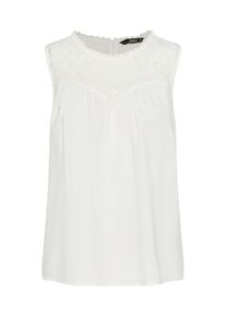 Only, Damen Top mit breiten Trägern, Weiß