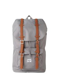 HERSCHEL, Damen Rucksack 'Little America', Braun / Stone / Hellrot / Wei&szlig;