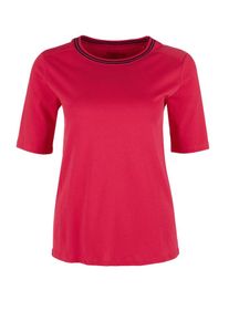 s.Oliver RED LABEL, Damen Shirt, Neonpink / Schwarz
