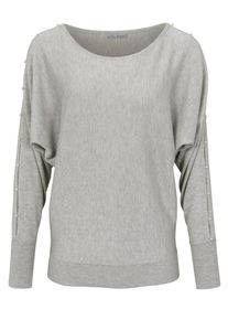 Heine, Damen Pullover, Graumeliert