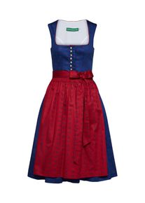 Country Line, Damen Dirndl, Dunkelblau / Rot