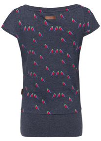 Naketano, Damen Shirt, Indigo / Grün / Rot