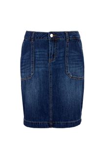 s.Oliver RED LABEL, Damen Rock, Dunkelblau