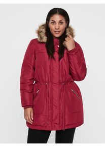 JUNAROSE, Damen Parka, Rot