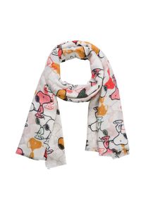 Codello, Damen Schal, Orange / Lachs / Schwarz / Offwhite