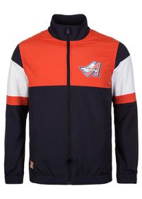 New Era, Herren Track Jacke, Navy / Dunkelorange / Wei&szlig;