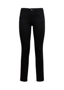Tom Tailor, Damen - Jeans 'Tom Tailor ALEXA slim', Rot / Black Denim / Wei&szlig;