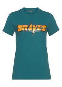 Diesel, Damen Diesel T-Shirt 'Sily', T&uuml;rkis