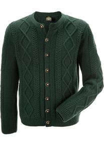 Hammerschmid, Herren Trachtenstrickjacke, Gr&uuml;n