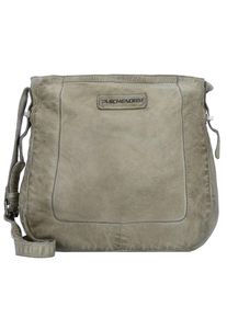 Taschendieb Wien, Damen Umhängetasche Leder 30 cm, Oliv