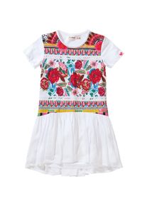 Desigual, Mädchen Jerseykleid, Weiß