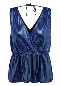 Only, Damen Top, Blau / Schwarz