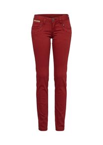 Herrlicher, Damen Hose 'Piper Slim Satin', Rot