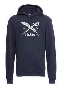 Iriedaily, Herren Kapuzen-Sweatshirt 'Daily Flag', Navy / Weiß