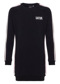 name it, Mädchen Kleid Langärmeliges Sweat, Rot / Schwarz / Weiß