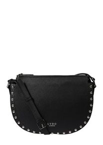 LYDC London, Damen Umh&auml;ngetasche 'Halfmoon', Schwarz