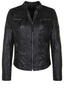 Bruno Banani, Damen Lederjacke 'KEYWEST', Schwarz