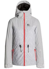 Rip Curl, Damen Snowboardjacke 'Bettyd Ptd', Grau / Melone / Schwarz / Weiß