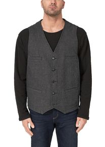 s.Oliver RED LABEL, Herren Weste, Anthrazit