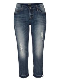 Laura Scott, Damen Caprijeans, Blue Denim