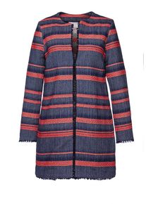 All Yours, Damen Mantel, Blau / Rot