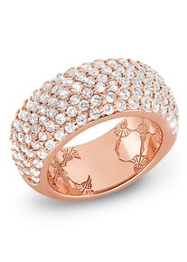 JOOP!, Damen Ring '2023375, 2023376, 2023377, 2023378', Rosegold / Transparent
